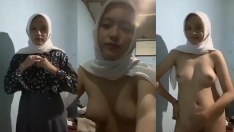 Bokep Indo ABG Hijab Bugil Raba Toket Mulus
