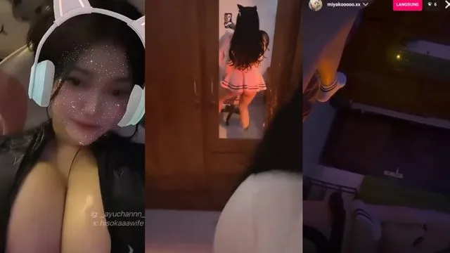 Bokep Indo Miyakooooo xx Ngelive Colmek di Insta